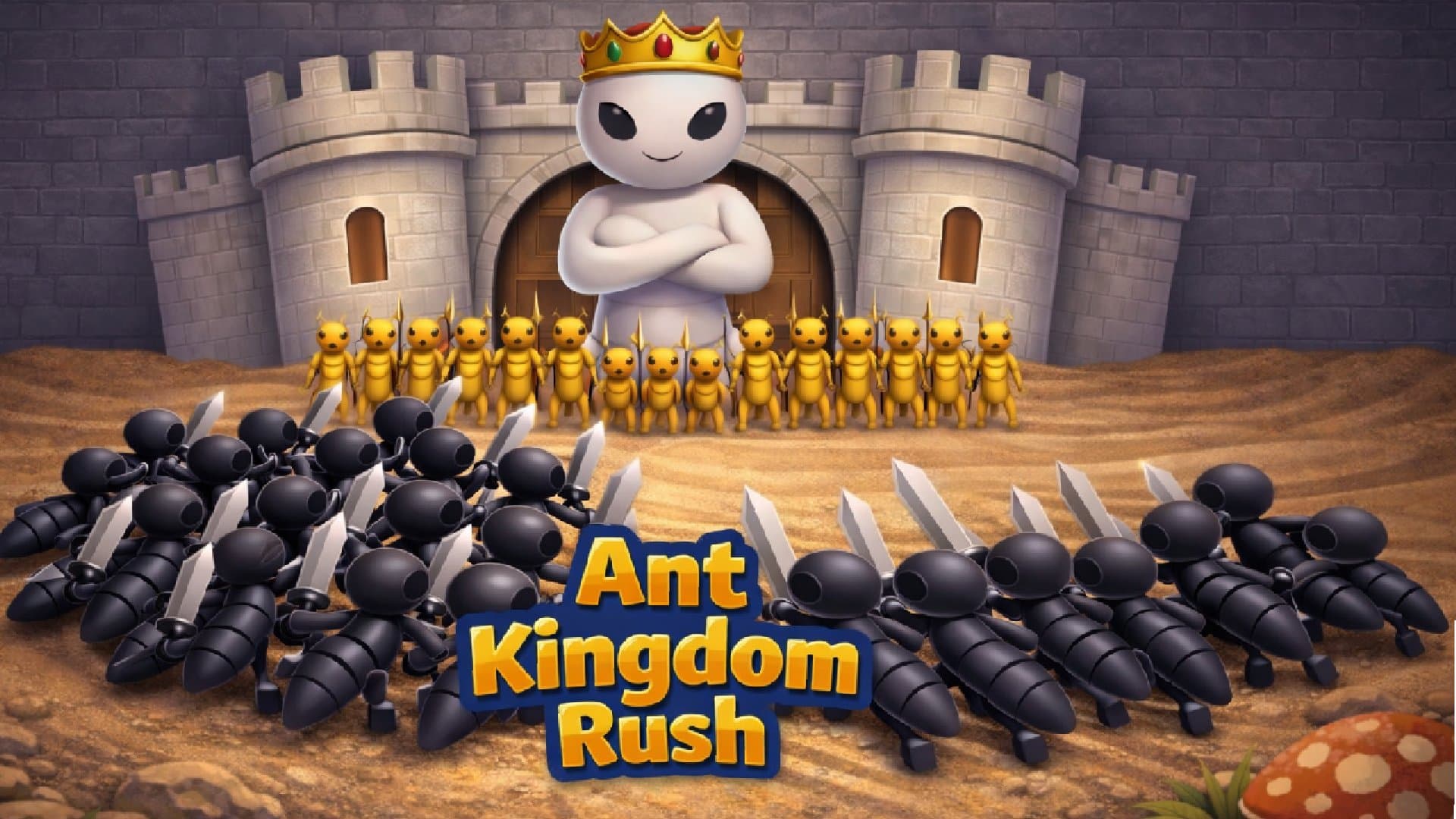 Ant Kingdom Rush: 개미 군단을 키워서 개척지를 정복하자