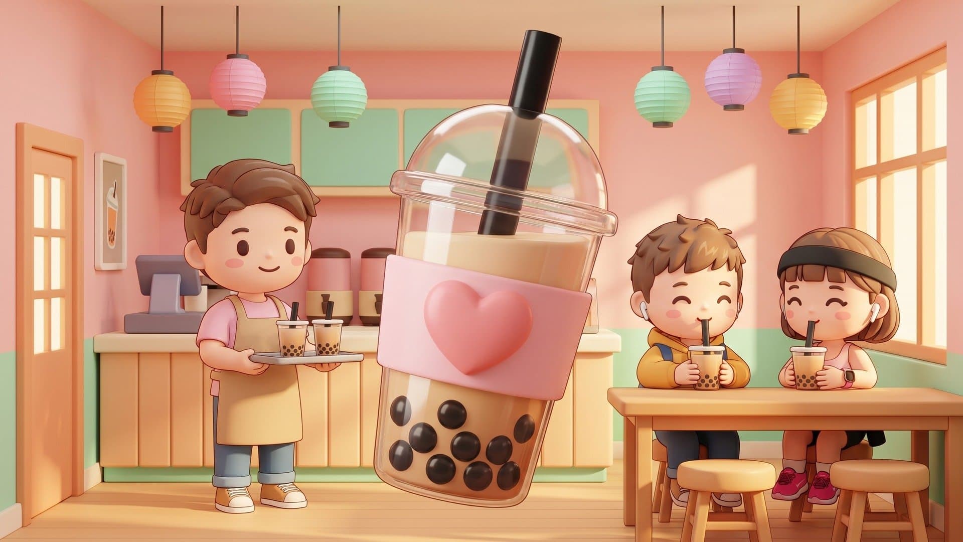 Boba Shop Game — Maneja Tu Propio Puesto de Bubble Tea