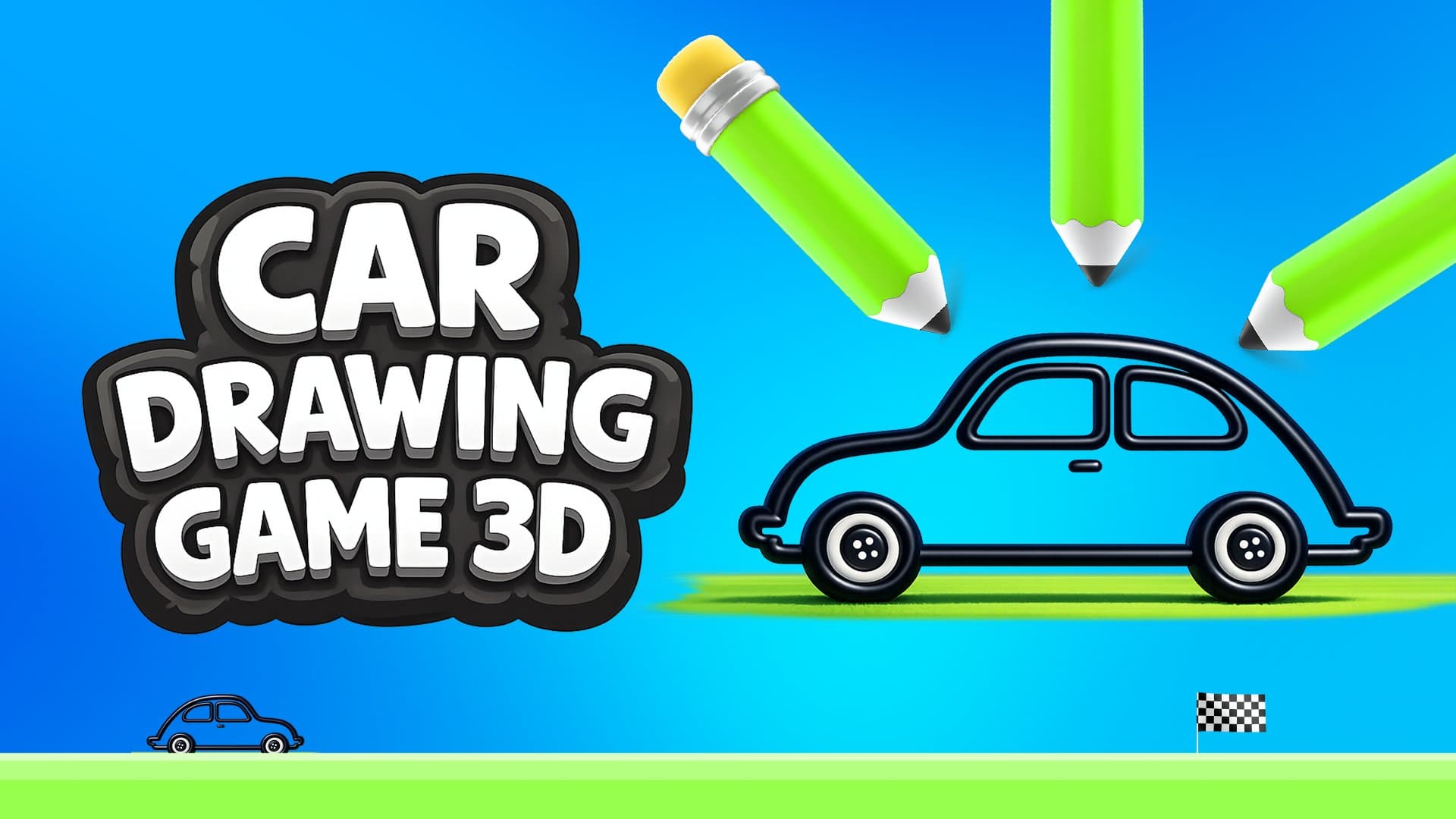 Car Drawing Game 3D Review: líneas de carrera y fallos de física