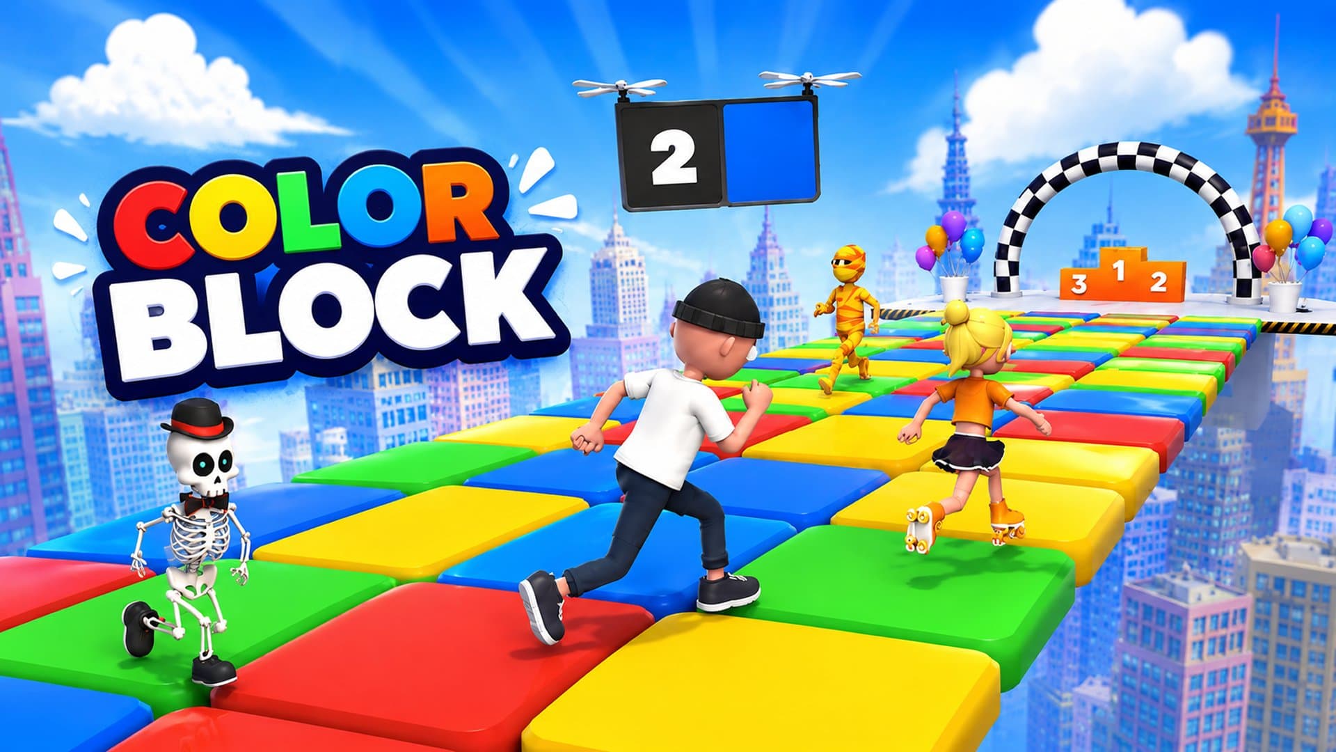 Color Block – Jump, Dash, and Don't Touch the Wrong Tile