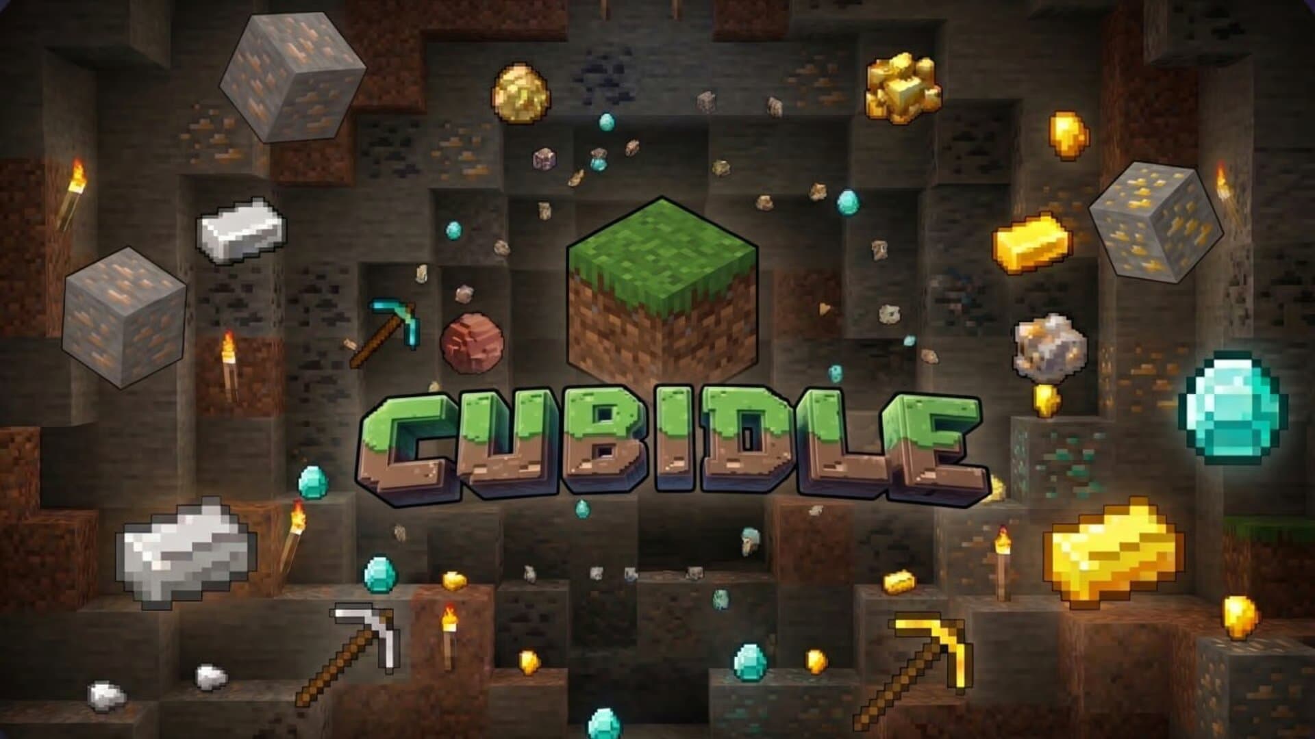 Cubidle Game: Mine Blocks, Get Rich, Repeat