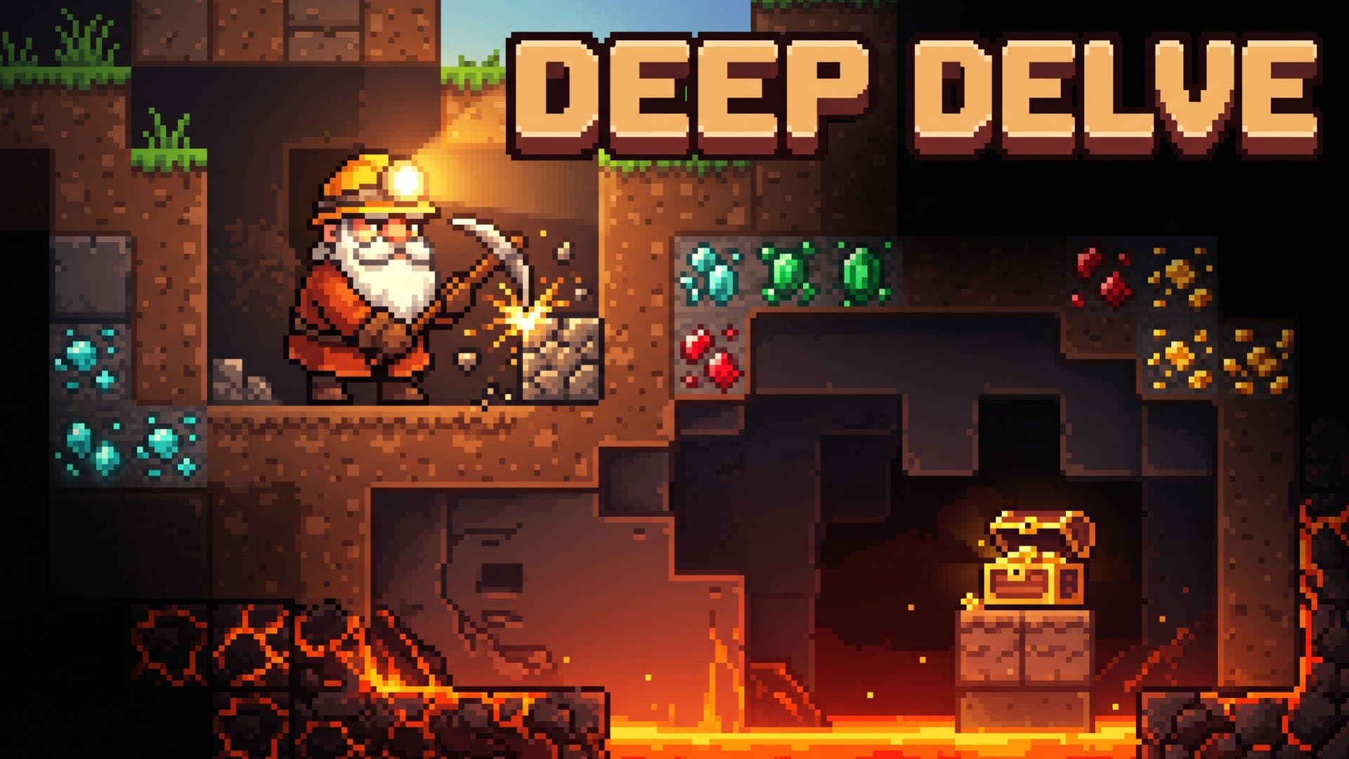 Deep Delve - Pixel Mining Fun That Hooks You Fast