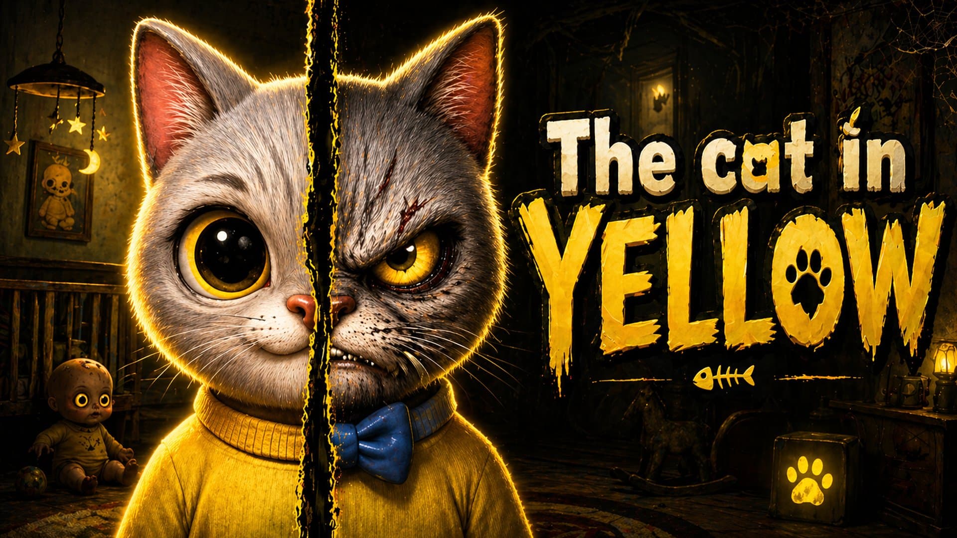 The Cat in Yellow Free 플레이 - 기묘한 호러 고양이 시뮬레이터