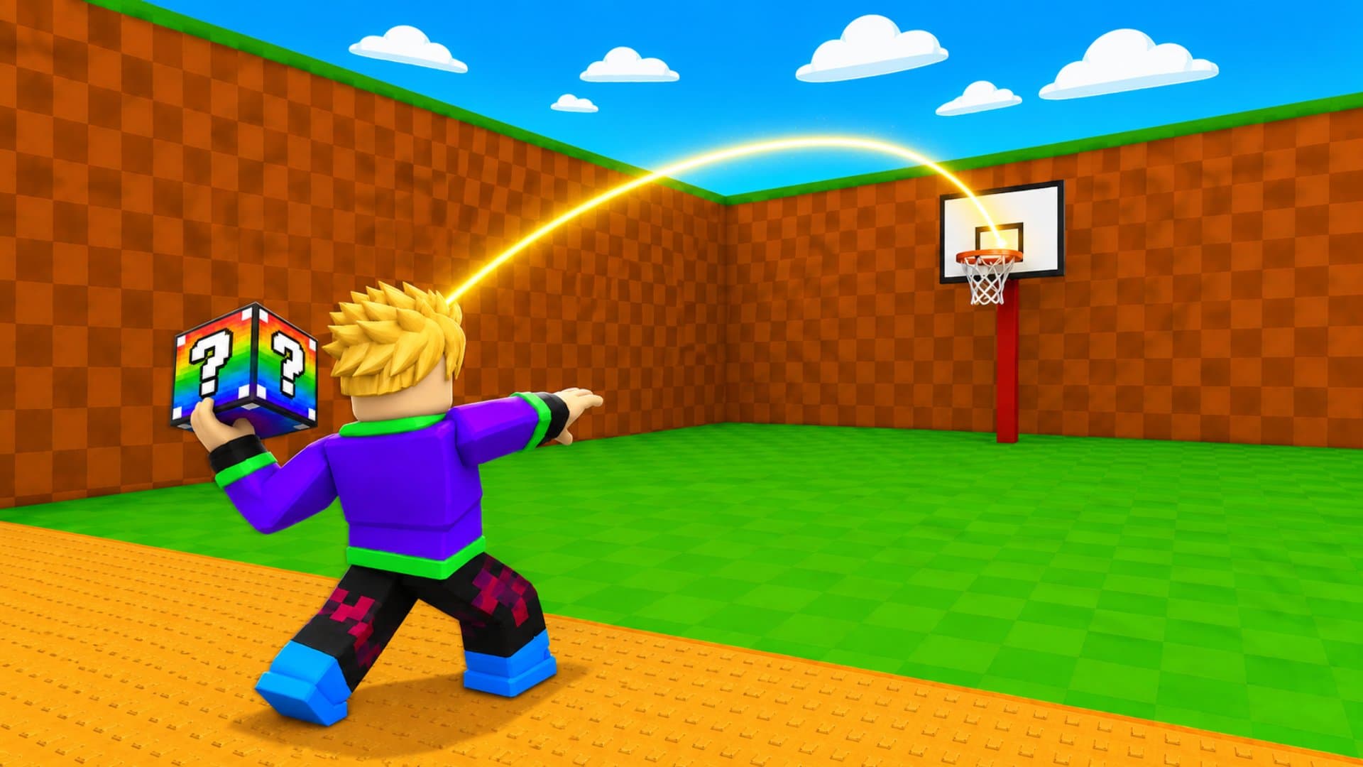 Throw a Lucky Block: Brainrots, Tsunamis y Caos de Tycoon
